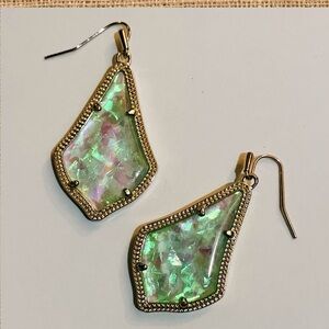 Kendra Scott Drop earrings - mint iridescent